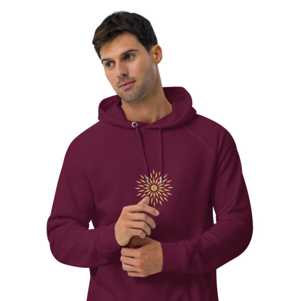 Hoodie with the Sun in your Heart (unisex eco) - Image 5