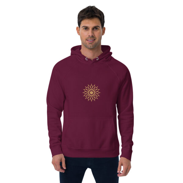 Hoodie with the Sun in your Heart (unisex eco) - Image 4