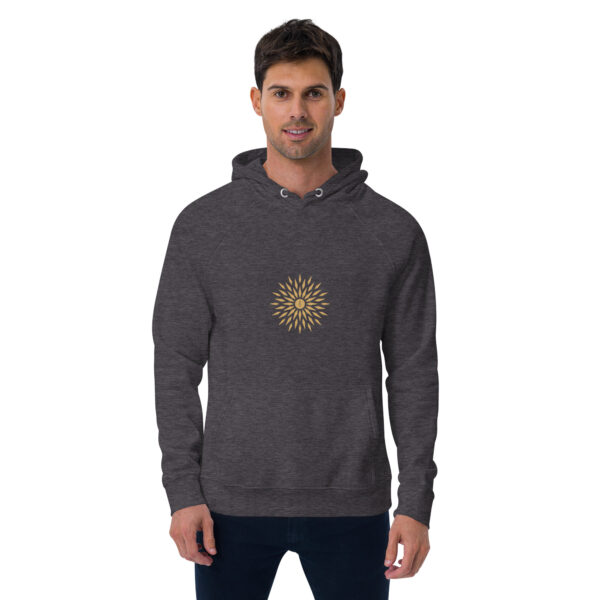 Hoodie with the Sun in your Heart (unisex eco) - Image 7