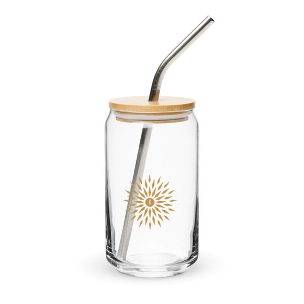 Can-shaped glass with the Sun | Drink to remember - Image 2